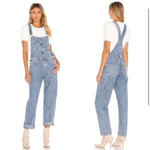 Free people sight denim Overalls